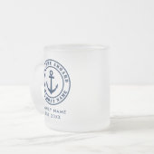 Mok voor zeilor met kikkervisje (Voorkant links)