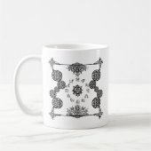 Mok voor Zodiac Art Deco Design Coffee (Links)