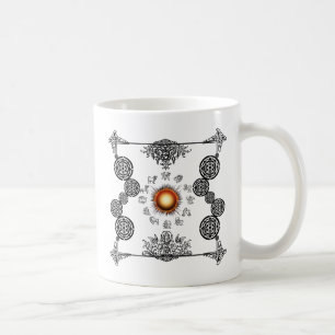 Mok voor Zodiac Art Deco Design Coffee