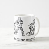 Mok voor Zodiac-tekens:Aquarius (Voorkant rechts)