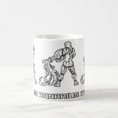 Mok voor Zodiac-tekens:Aquarius (Center)