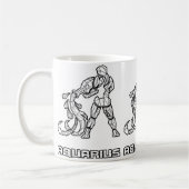 Mok voor Zodiac-tekens:Aquarius (Links)