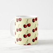 Mok voor zoete Cherry Coffee - Uw kleuren (Voorkant links)