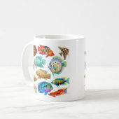 Mok voor zoetwateraquarium-visserij (Voorkant links)