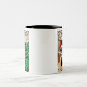 Mok voor Zombie-kersthorror (Center)