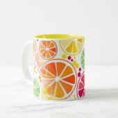 Mok voor zomerfruitkleuren (Voorkant links)