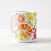 Mok voor zomerfruitkleuren (Voorkant links)