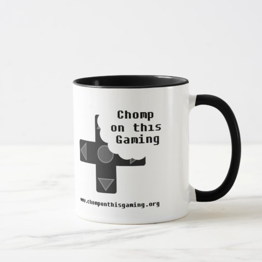 Mok voor zwart gebitte D-pad koffie (Rechts)