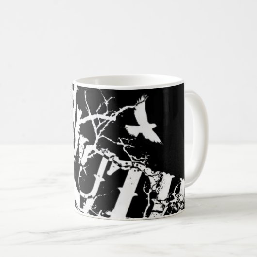 Mok voor zwart-wit en witwaarheid2 (Voorkant rechts)