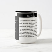 Mok voor zwarte en witte hotline (Voorkant rechts)