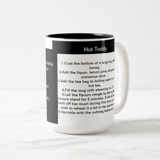 Mok voor zwarte en witte hotline (Voorkant rechts)