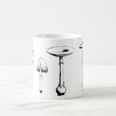 Mok voor zwarte en witte paddenstoelen (Center)