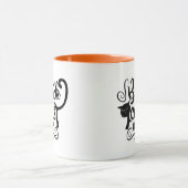 Mok voor zwarte katten alleen Halloween Coffee (Midden)