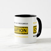 Mok Voorzichtig lezen in uitvoering (Voorkant rechts)