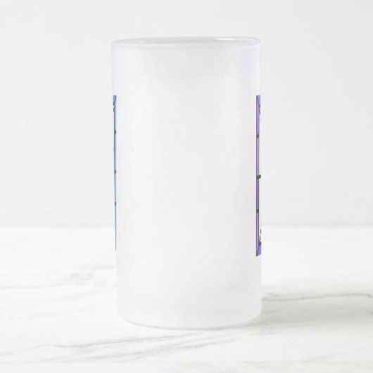 Mok, voorzijde, persoonlijke voorkeur matglas bierpul (Center)