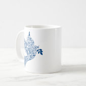 Mok: Vredesinstrumenten (St. Francis) Koffiemok (Voorkant links)