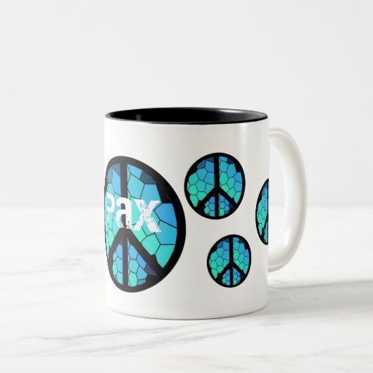 Mok vredessymbool - Pax! (Voorkant rechts)