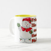 mok "VRIENDEN MAKEN JE HARTMELT" (Voorkant links)