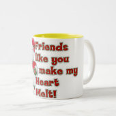 mok "VRIENDEN MAKEN JE HARTMELT" (Voorkant rechts)