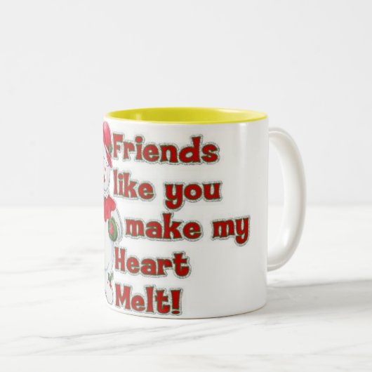 mok "VRIENDEN MAKEN JE HARTMELT" (Voorkant rechts)