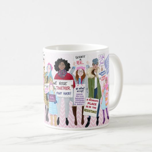 Mok vrouwenmars (Voorkant rechts)