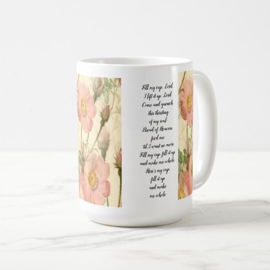 Mok Vul mijn beker, Heer, ik til het op, Lord Geze (Voorkant rechts)