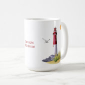 Mok vuurtoren van Barnegat (Voorkant rechts)