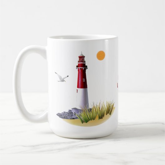 Mok vuurtoren van Barnegat (Links)