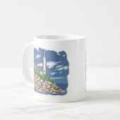 Mok vuurtoren van Manitou (Voorkant links)