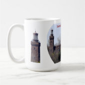 Mok vuurtoren van Navesink Twin Lights (Links)