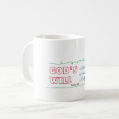 Mok w bericht van hoop & transformatie, Gods Wil (Voorkant links)