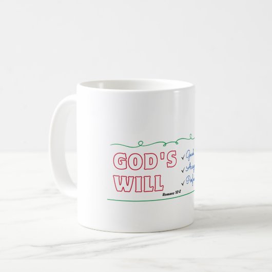 Mok w bericht van hoop & transformatie, Gods Wil (Voorkant links)