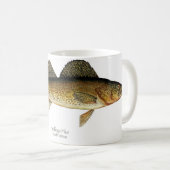 Mok "Walleye Pike Fish Coffee" (Voorkant rechts)