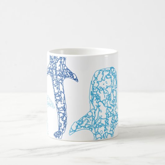 Mok walvishaai. (Center)