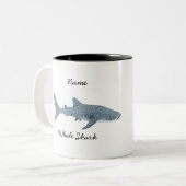 Mok walvishaai walvis zeekoffie (Voorkant links)