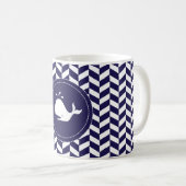 Mok walvisvaarder en witte herringbone (Voorkant rechts)