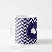 Mok walvisvaarder en witte herringbone (Voorkant links)