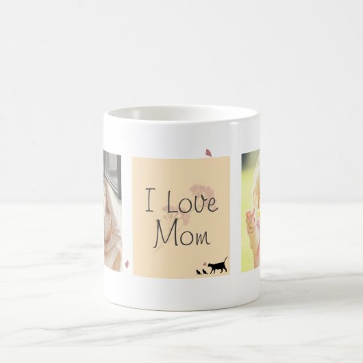 Mok Warm-geel en foto-Moederdag-koffie (Center)