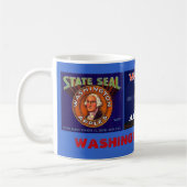 MOK~  WASHINGTON APPELT DRIE KRATE ETIKETTEN TOE! KOFFIEMOK (Links)