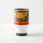 MOK~  WASHINGTON APPELT DRIE KRATE ETIKETTEN TOE! REISBEKER (Center)