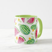 Mok watermeloen handschilderde Waterverf (Voorkant rechts)