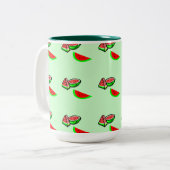 Mok watermeloenen koffie (Voorkant links)