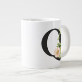 Mok waterverf bloemen met letter Q (Voorkant rechts)