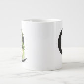 Mok waterverf bloemen met letter Q (Voorkant)