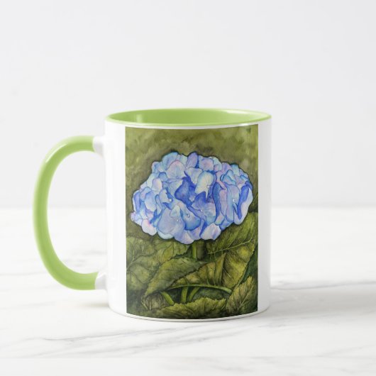 Mok Waterverf Hydrangea (Links)