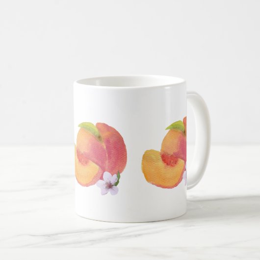Mok Waterverf perziken (Voorkant rechts)