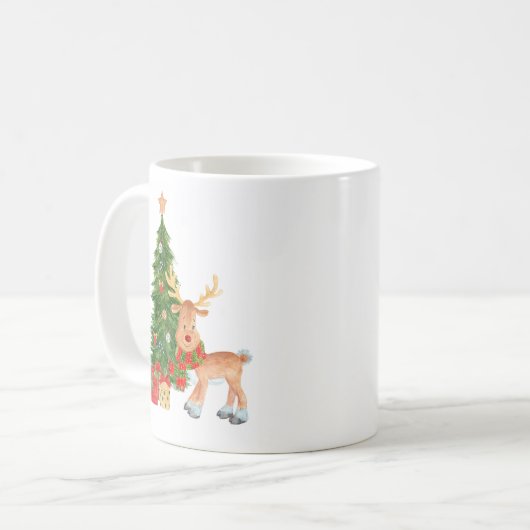 Mok waterverf rendieren Baby (Voorkant links)