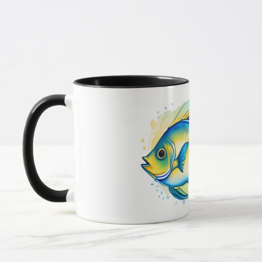 Mok - Waterverf Serie: Angelfish (Links)