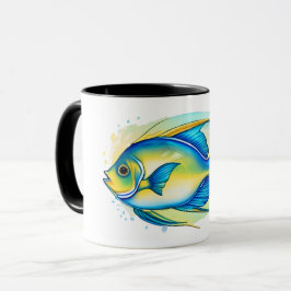 Mok - Waterverf Serie: Angelfish