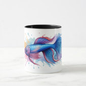 Mok - Waterverf Serie: Betta Fish (Midden)